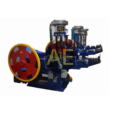 Máquina para fabricar clavos para techos de paraguas